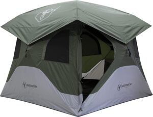 Gazelle Tents™ T4 Hub Tent, Easy 90 Second Set-Up, Waterproof, UV Resistant, Removable Floor,
